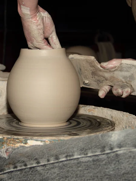 Clay Pottery Craftsmanship Potters — Stock Photo, Image