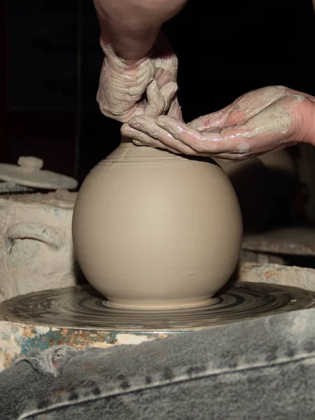 粘土陶器 手工制陶器 — 图库照片