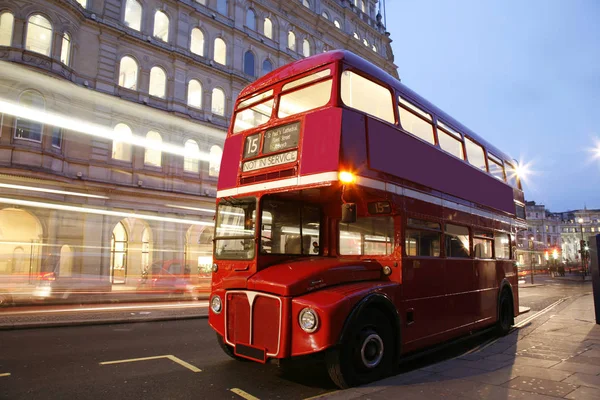 Route Master Bus Street London Route Master Bus Most Iconic Stock Image