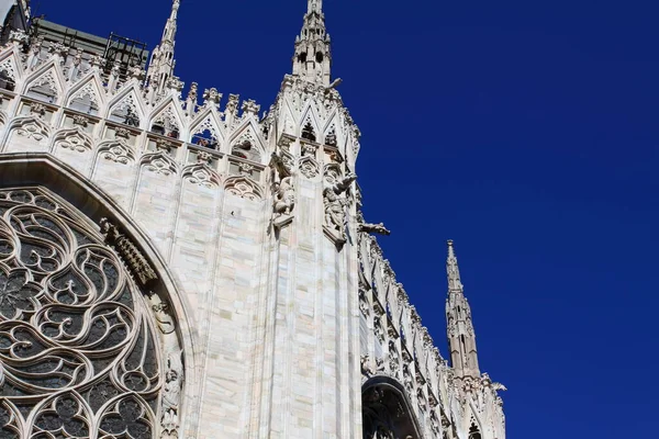 Duomo Milano Gothic Cathedral Church Μιλάνο Ιταλία — Φωτογραφία Αρχείου