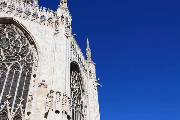 Duomo Milano Gothic Cathedral Church Milánó Olaszország — Stock Fotó