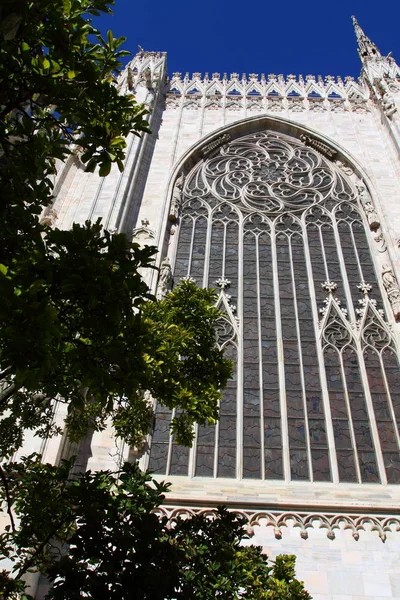 Duomo Milano Gothic Cacathedral Church Milan Italy — стокове фото