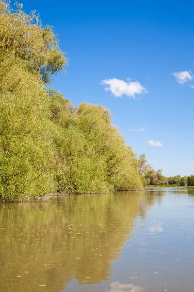 Bela Paisagem Reserva Biosfera Delta Danúbio Romênia — Fotografia de Stock