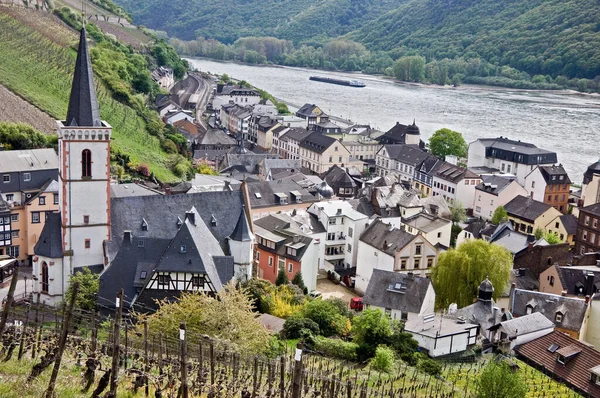 Assmannshausen Rhine Valley Németország — Stock Fotó