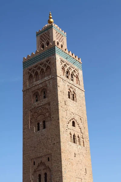 Koutoubia Τζαμί Μαρακές Μαρόκο Αφρική — Φωτογραφία Αρχείου