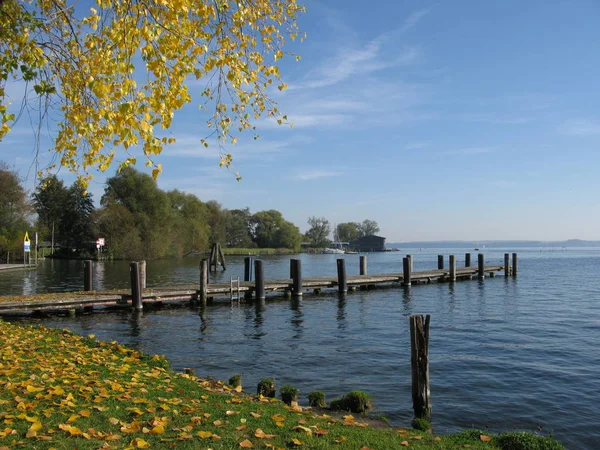 Outono Lago Schwerin — Fotografia de Stock