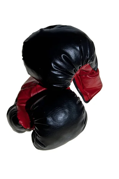 Gants Boxe Sur Fond Blanc — Photo