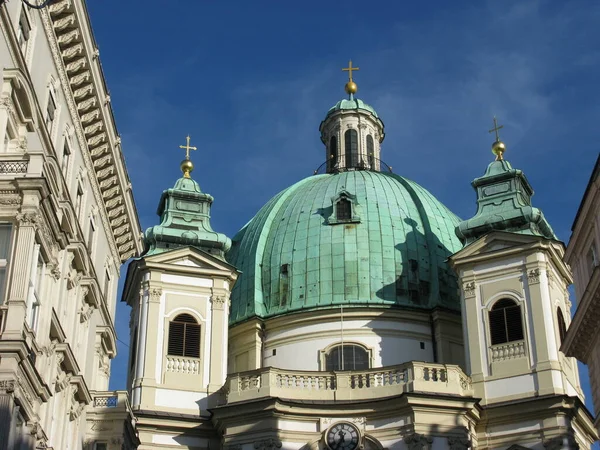 Fragment Peterskirche Vienna — Stok fotoğraf