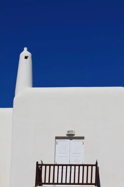 Traditionell Kykladisk Arkitektur Mykonos Grekland Kykladerna — Stockfoto