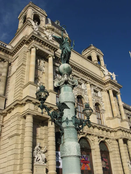 Muzeum Historii Naturalnej Anioł Zwycięstwa Wiedniu — Zdjęcie stockowe