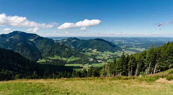 Från Unterberg Riktning Chiemsee — Stockfoto