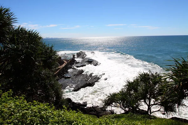 Scénický Pohled Zlaté Pobřeží Austrálie — Stock fotografie