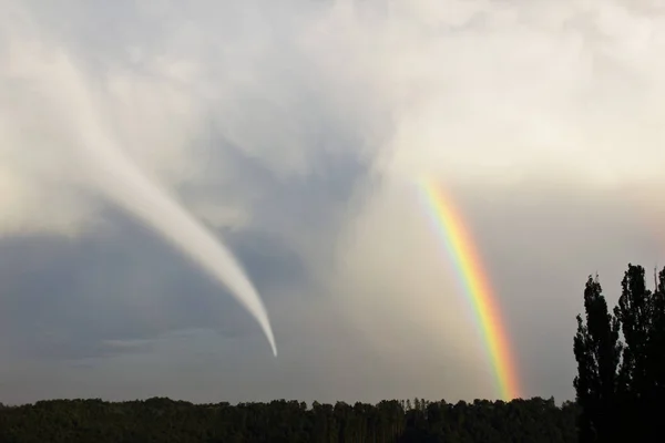 Tornado Furacão Céu Desastre Natural — Fotografia de Stock