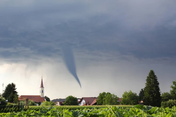 Tornado Orkaan Lucht Natuurramp — Stockfoto