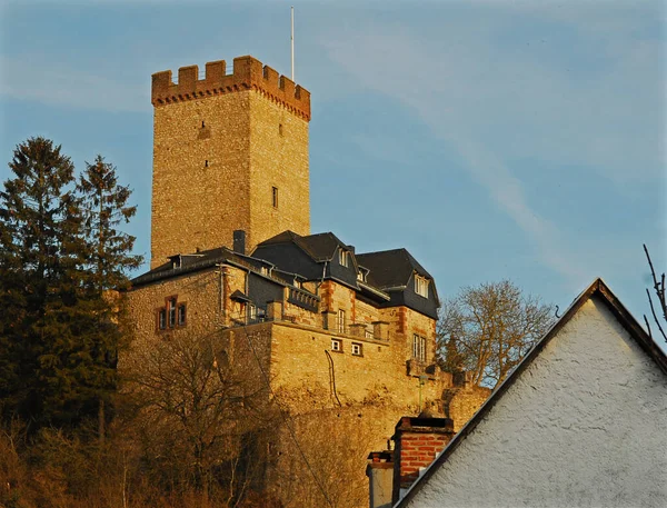 Malowniczy Widok Majestatyczną Średniowieczną Architekturę — Zdjęcie stockowe