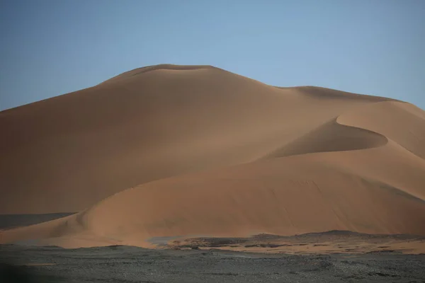 Vue Panoramique Des Dunes Mise Point Sélective — Photo