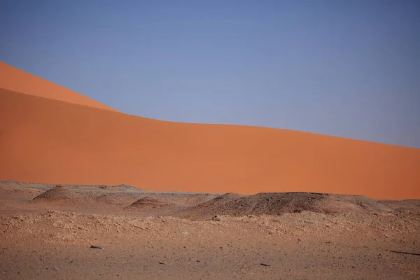 Vue Panoramique Des Dunes Mise Point Sélective — Photo
