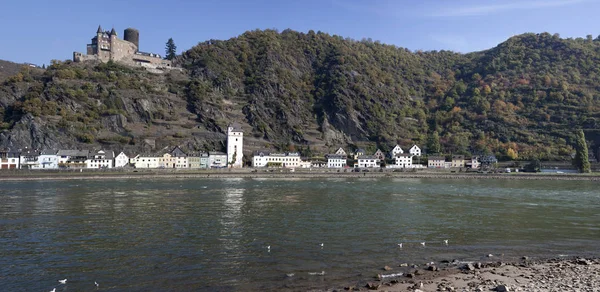 Rhine Pobliżu Goar — Zdjęcie stockowe