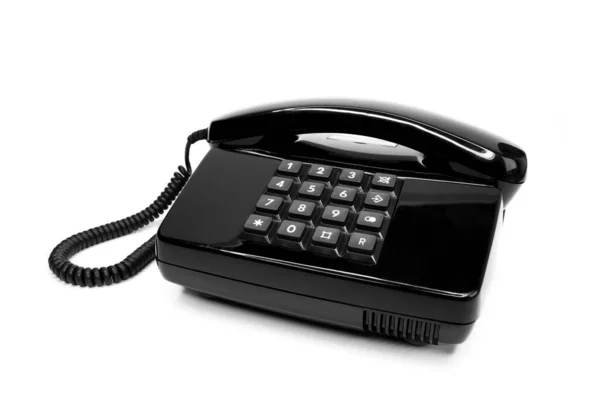 Lerin Klasik Siyah Telefonu — Stok fotoğraf