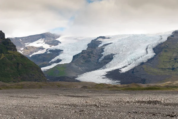 Vatnajokull Gletscher Island Mit Wolken — Stockfoto