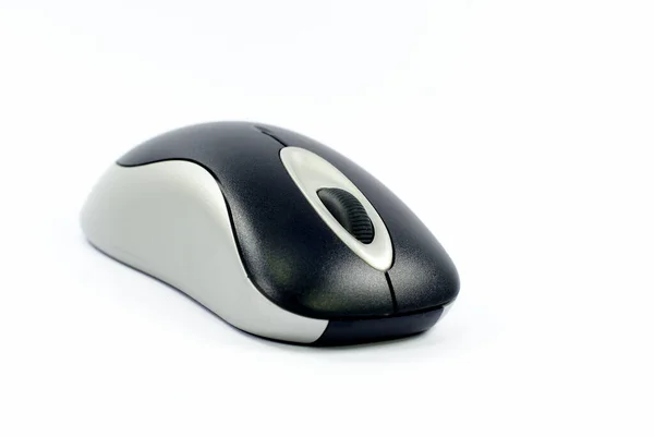 Wireless Mouse White Background — kuvapankkivalokuva