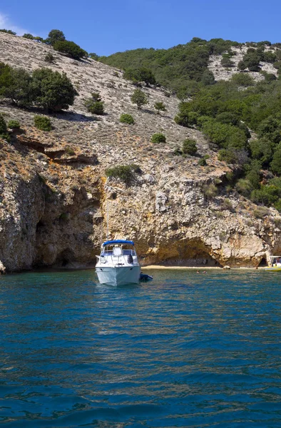 Deniz Suyunda Yolcu Gemisi Yolculuk — Stok fotoğraf