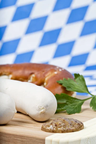 Weisswurst Precla Pietruszka — Zdjęcie stockowe