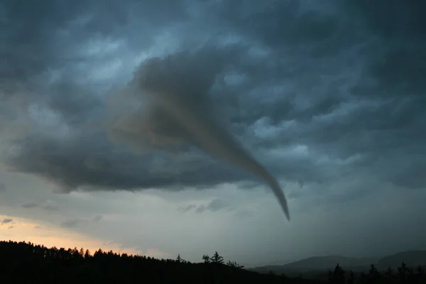 Tornadoorkan Himlen Naturkatastrof — Stockfoto