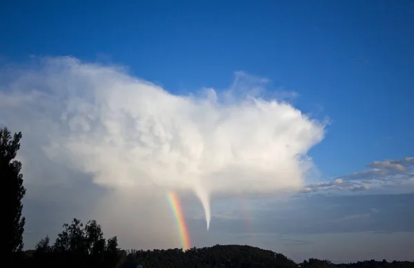 Tornadoorkan Himlen Naturkatastrof — Stockfoto