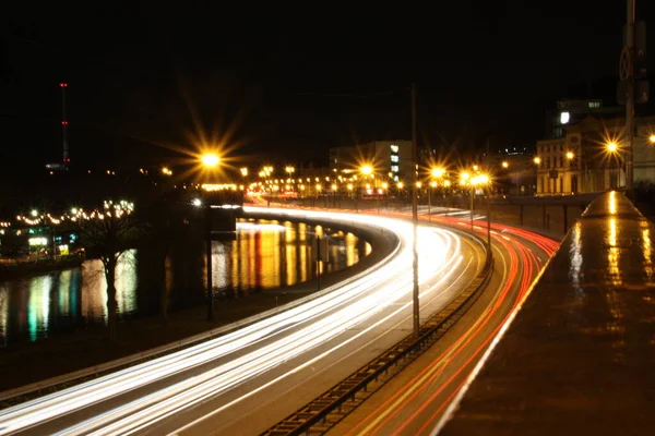 Panoramisch Beeld Van Verkeersinfrastructuur — Stockfoto