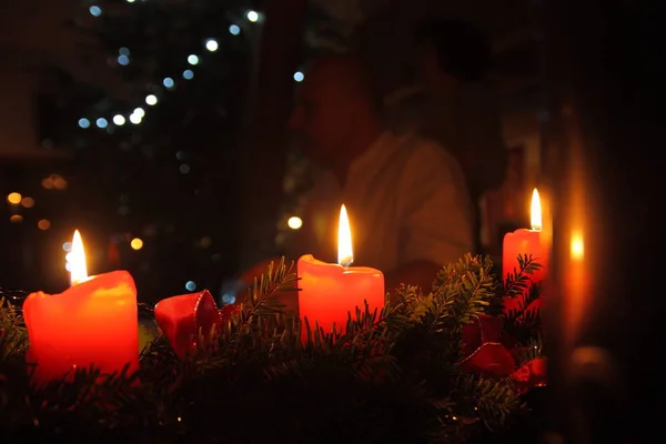 Bunter Hintergrund Für Weihnachten Oder Neujahr Urlaubskarte — Stockfoto