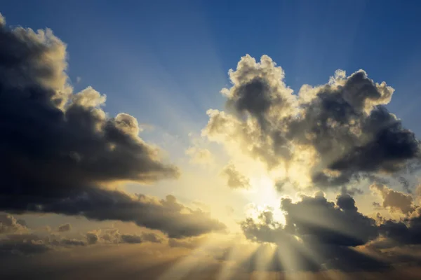 Een Beeld Van Zonsondergang Wolken — Stockfoto