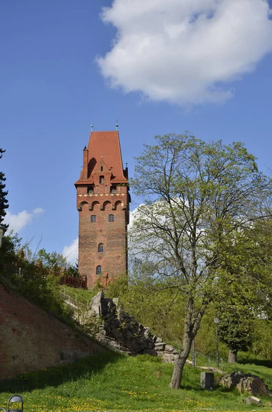 Widok Stare Miasto Polsce — Zdjęcie stockowe