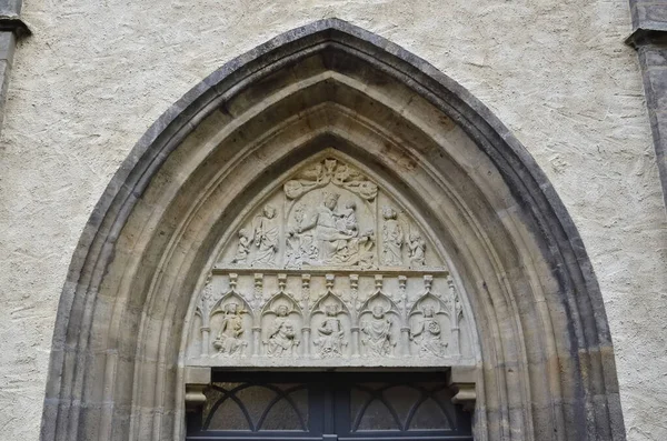 Portal Iglesia Parroquial Marien Wittenberg — Foto de Stock