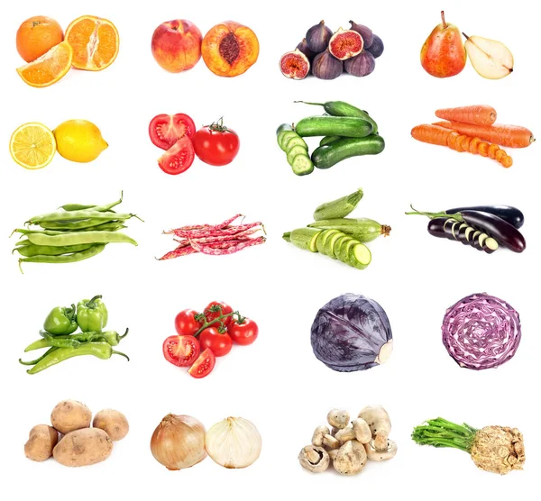 蔬菜和水果的形象 — 图库照片