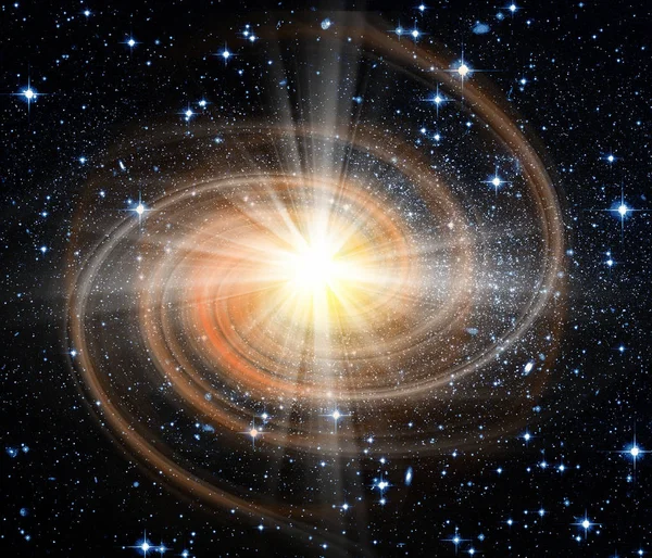 은하와 콘셉트 이미지 사진을 Nasa 이미지를 — 스톡 사진