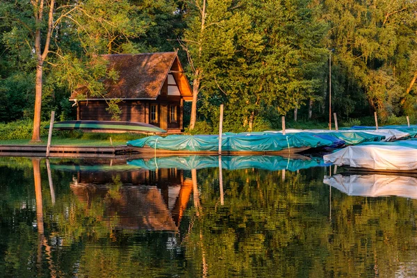 Spreewaldhafen Lipsia Bella Riserva Della Biosfera Germania — Foto Stock