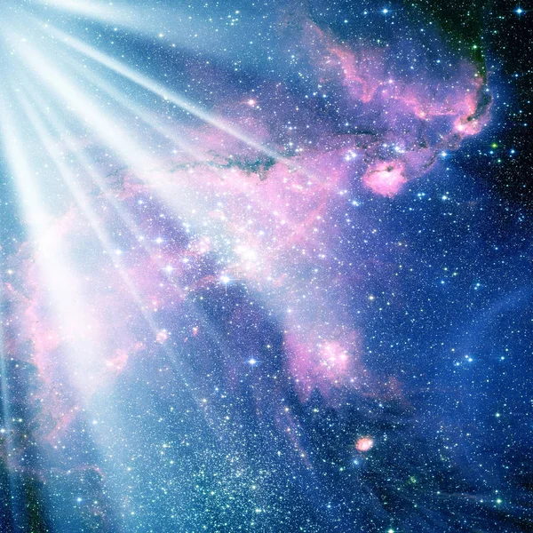 Εννοιολογική Εικόνα Του Γαλαξία Και Των Άστρων Επιπλωμένη Εικόνα Της — Φωτογραφία Αρχείου