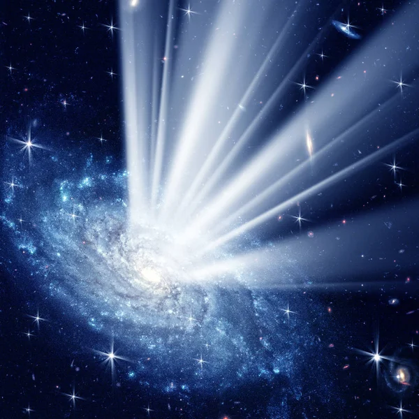 Imagem Conceitual Galáxia Estrelas Imagem Mobilada Nasa Usada Para Esta — Fotografia de Stock