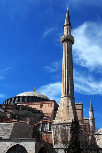 Detailní Záběr Mešity Aya Sofia Istanbulu Turecko — Stock fotografie