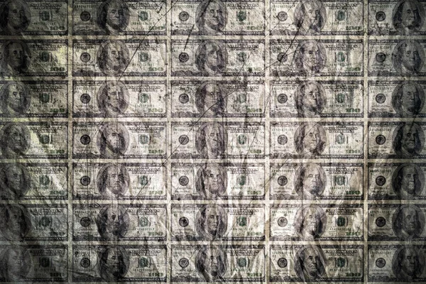 Billetes Dólares Dinero Americano — Foto de Stock