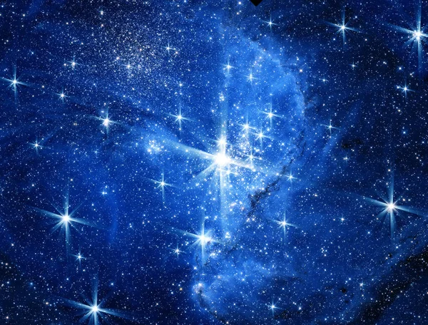 Konceptuell Bild Galax Och Stjärnor Möblerad Nasa Bild Som Används — Stockfoto