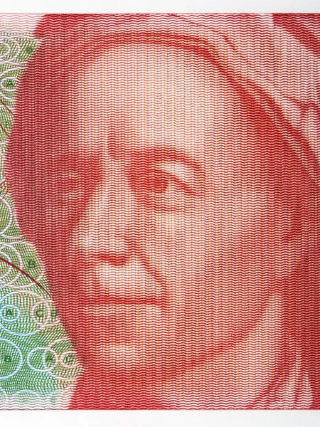 Leonhard Euler Portrait Swiss Money — 스톡 사진