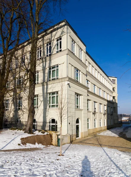 Malebný Pohled Krásnou Středověkou Architekturu — Stock fotografie