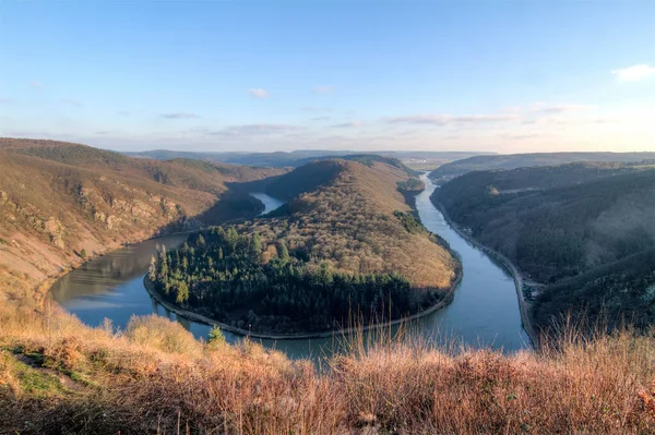 Saarschleife Bei Orscholz Cloef — Stockfoto