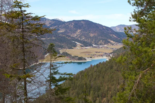 Uitzicht Prachtige Alpen — Stockfoto