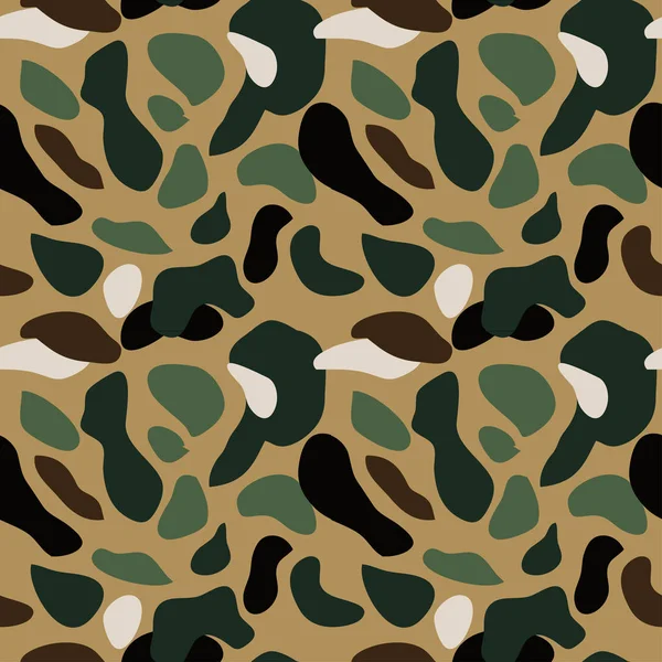 Patrón Camuflaje Fondo Sin Costuras Ilustración Vectorial Estilo Clásico Ropa —  Fotos de Stock