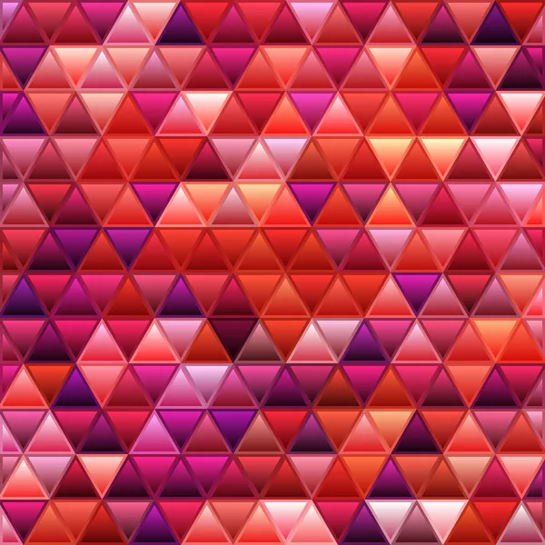 Abstrakt Vektor Färgat Glas Triangel Mosaik Bakgrund Röd Och Lila — Stockfoto