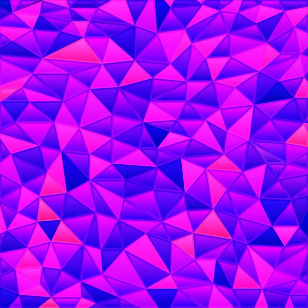 Abstrato Vetor Manchado Vidro Triângulo Mosaico Fundo Roxo Violeta — Fotografia de Stock