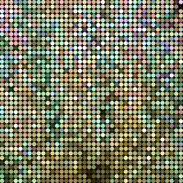 Abstracte Vector Gekleurde Ronde Stippen Achtergrond Groen Bruin — Stockfoto